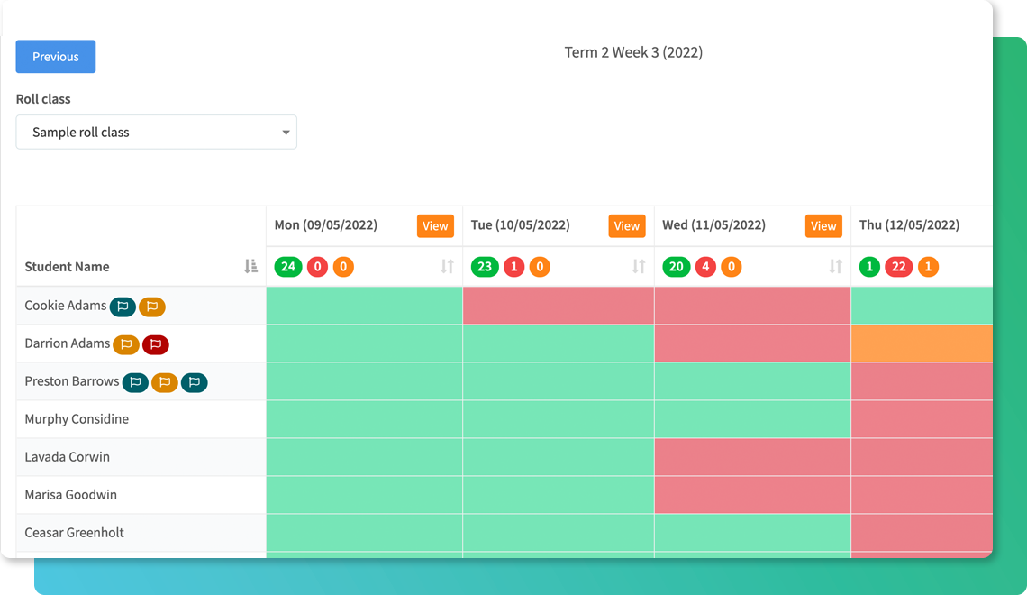 Attendance module